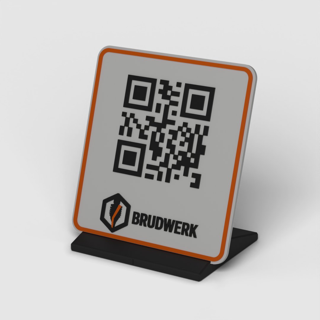 QR-Plakette mit Ihrem Logo (Bild 1 von 2)