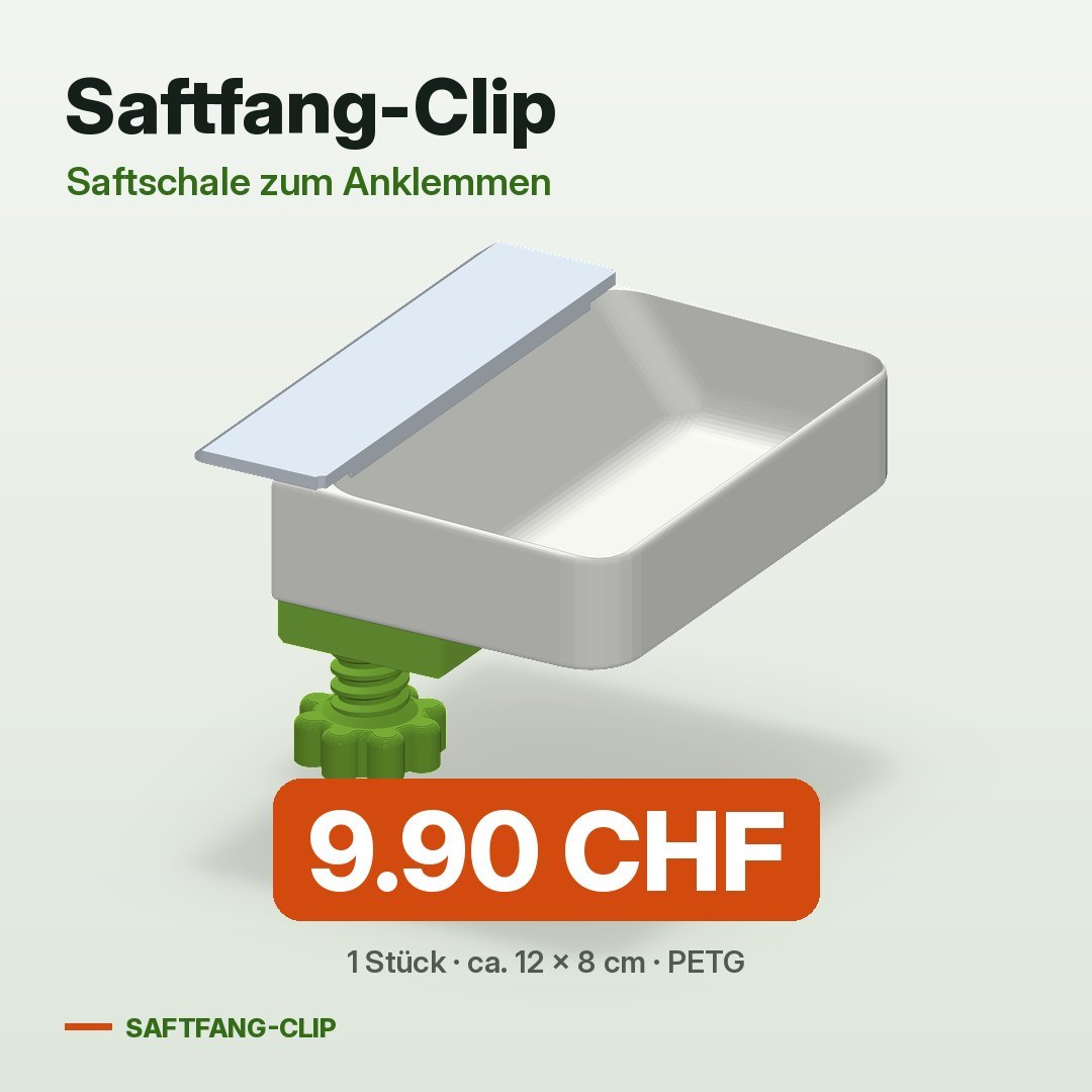 Saftfang-Clip