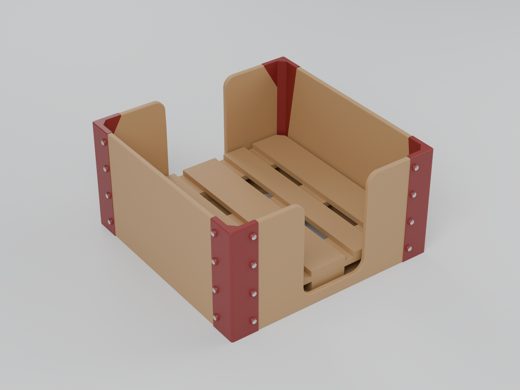 4er Paletten-Untersetzer Set